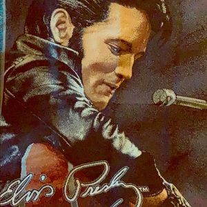 Elvis Presley polyester blanket